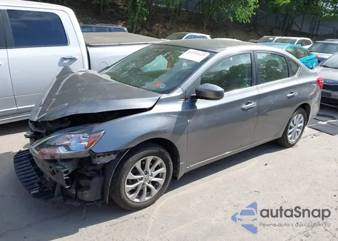 2018 Nissan Sentra Sv из США, поврежденный, VIN 3N1AB7AP8JY263060